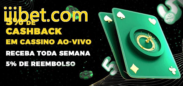 Promoções do cassino ao Vivo iiibet.com